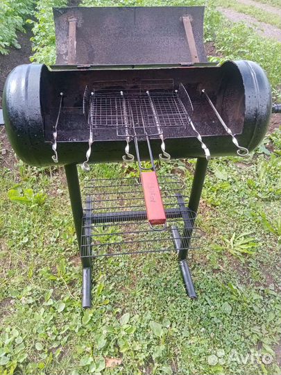 Мангал из газового баллона переносной