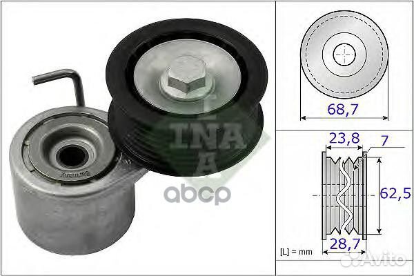 Натяжитель приводного ремня audi VW porsche 3