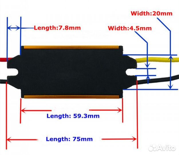 Конвертер ET DC1735V-12V5A