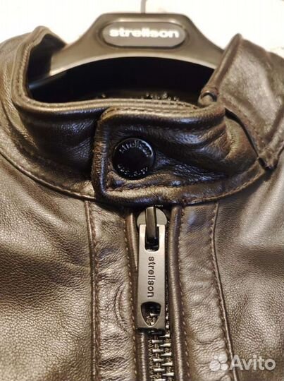 Новая кожаная куртка Strellson р.56-58,р.56-54,52