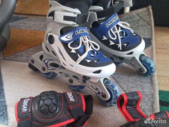 Роликовые коньки детские раздвижные