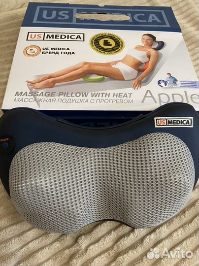 Массажная подушка с подогревом