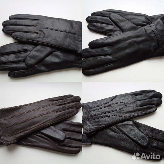 Перчатки кожаные