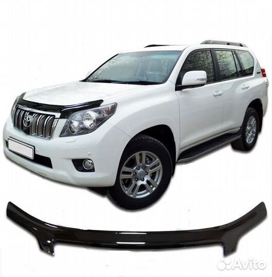 Prado 150 Дефлектор капота Мухобойка X5OL4