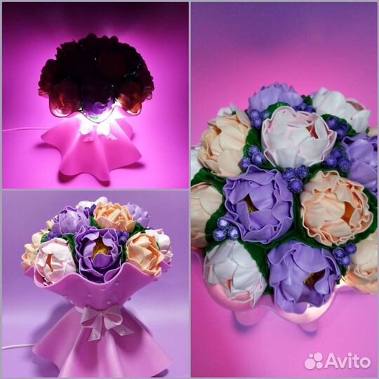 Светильники ручной работы,ростовые цветы