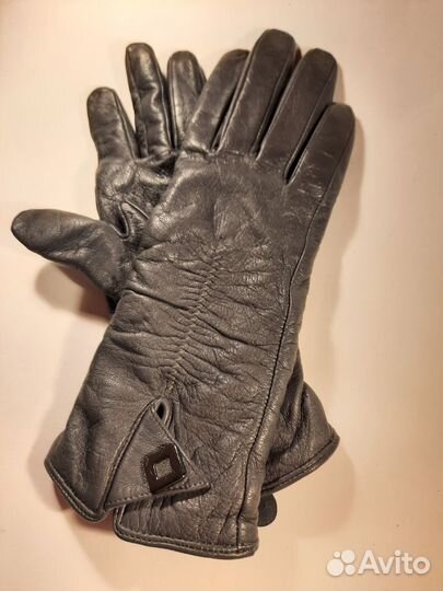 Перчатки женские кожаные размер 7