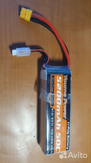 Аккумулятор youme power lipo 4s 5200 xt60