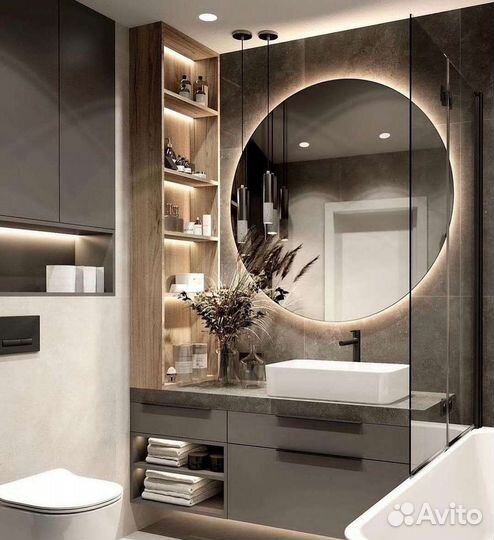 Зеркало в коридор с подсветкой