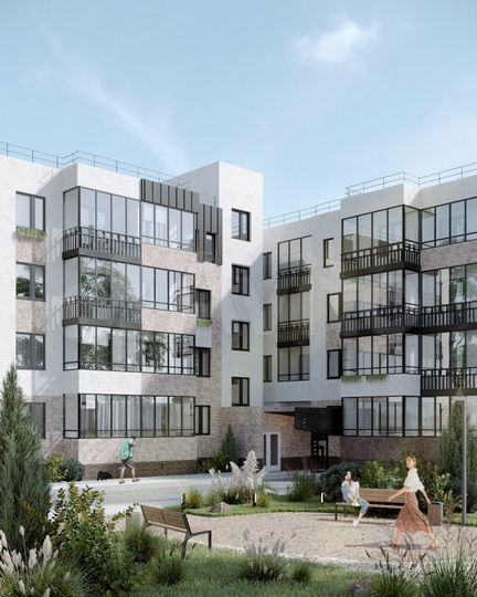 2-к. квартира, 59,8 м², 1/4 эт.