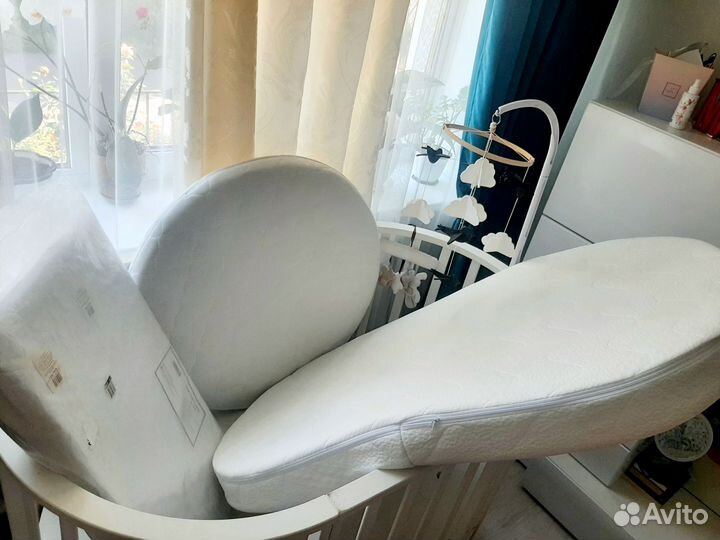 Детская кроватка-трансформер 9в1 с маятником