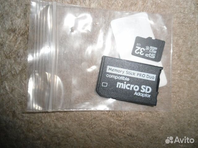 Sony PSP. Адаптер для microSD
