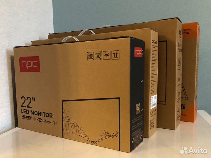 Мониторы 22, 24, 27 дюймов 100-240Гц (новые)
