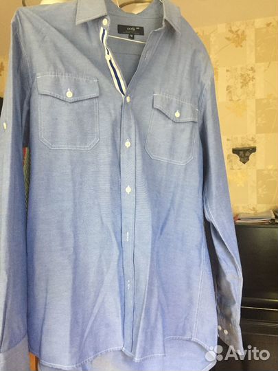 Рубашки мужские. На худого, рост182р 44/46