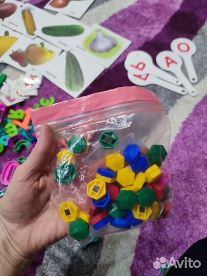 Буквы и цифры для магнитной доски