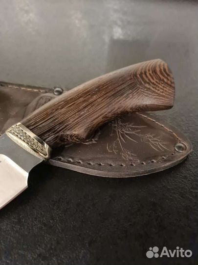 Нож разделочный, кованый ст 95х18 венге литье