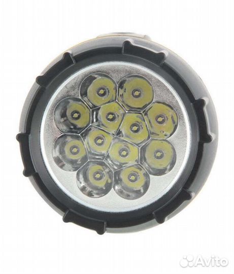 Ручной светодиодный фонарь эра FA12M черный 120 мм