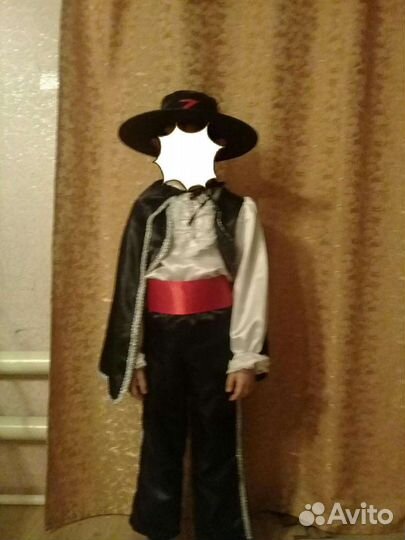 Карнавальный костюм Зорро для мальчика