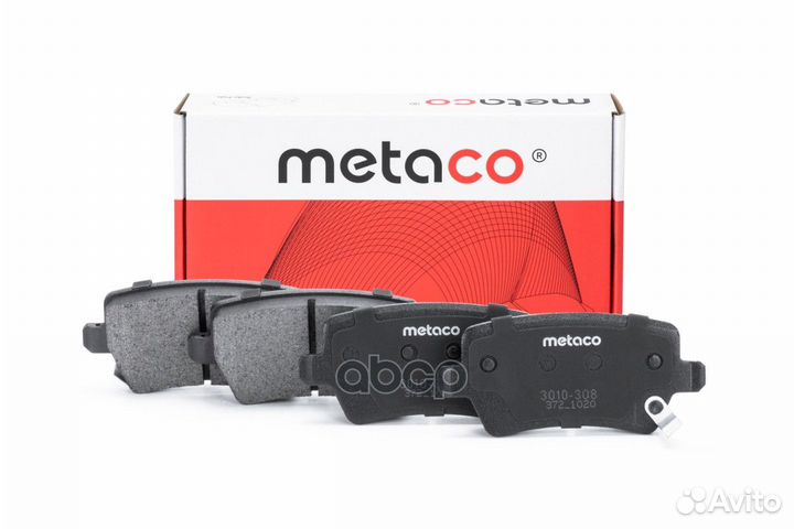 Колодки тормозные дисковые 3010-308 metaco