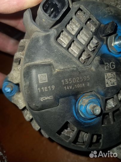 Генератор на chevrolet cruze 1.8