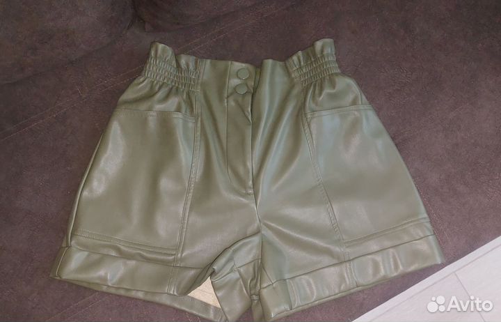 Кожаные шорты