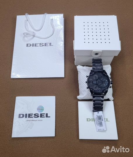 Часы Оригинальные новые diesel DZ7468 чёрный