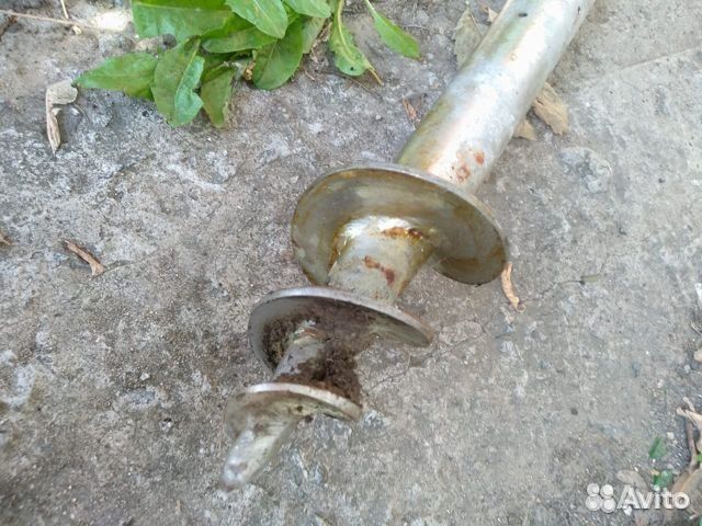 Бур для заземления со спиралью (садовый)