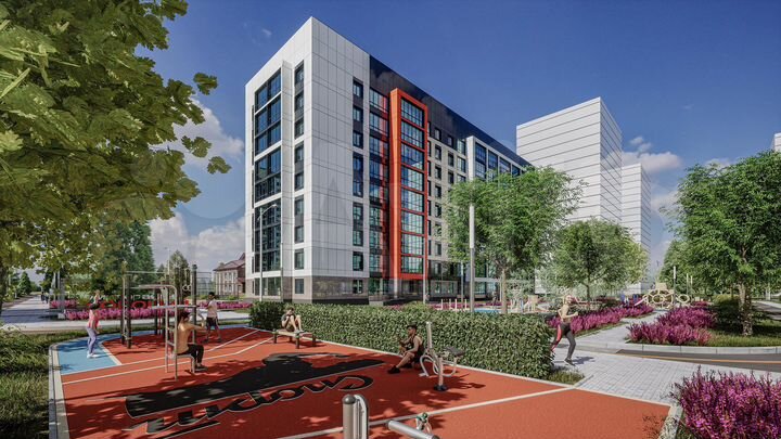 1-к. квартира, 32,3 м², 12/18 эт.