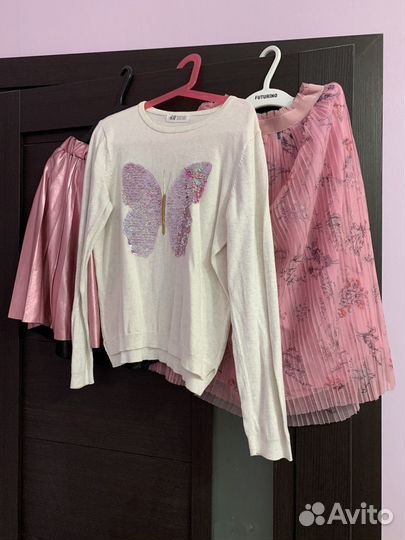 Вещи пакетом для девочки 134