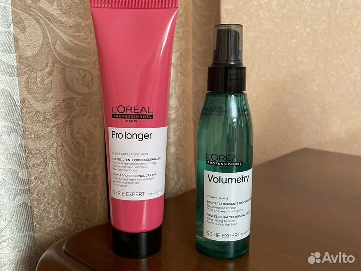 Спрей для обьема и термозащитный крем L’Oréal