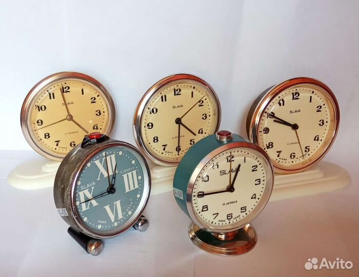 Часы будильник слава СССР 3