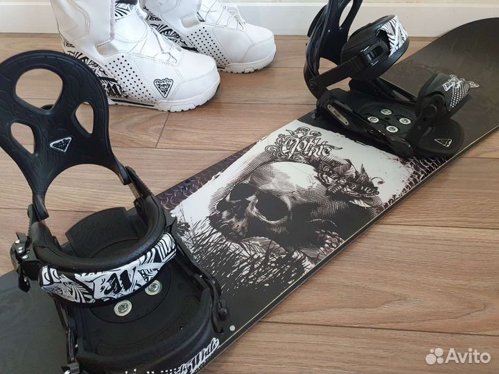 Сноуборд 163 комплект ботинки крепления