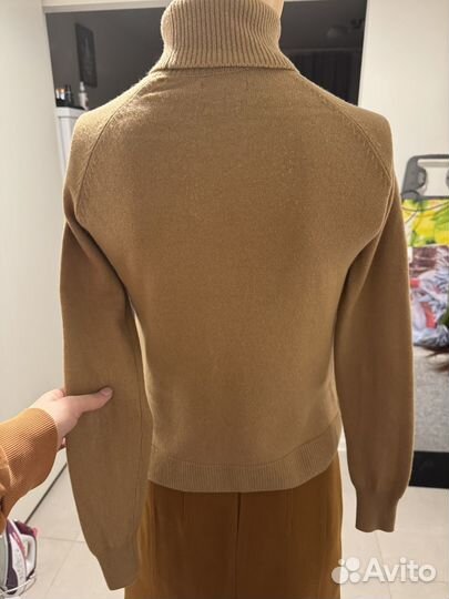 Massimo dutti водолазка шерсть кашемир нюанс xs