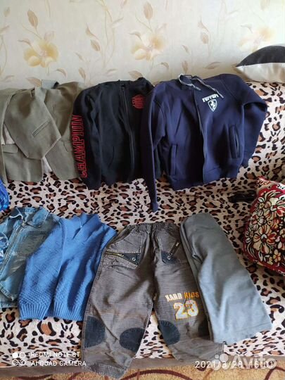 2 больших пакета вещей на мальчика 5-7 лет