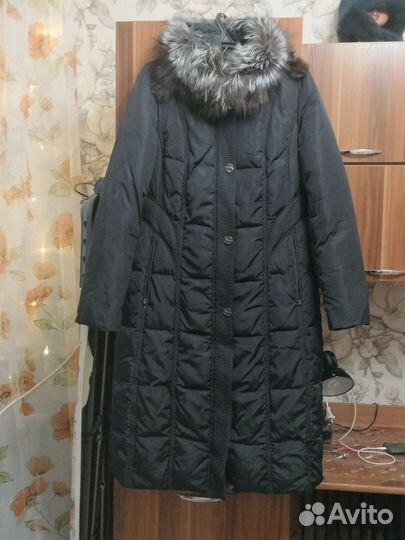 Пуховик женский 50 52 бу