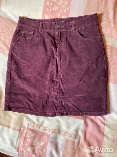 Джинсовая юбка 44 размер
