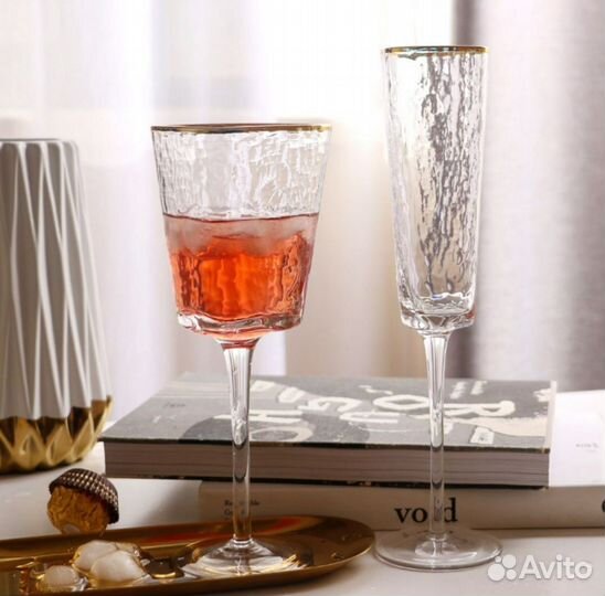 Бокал треугольный для вина, шампанского