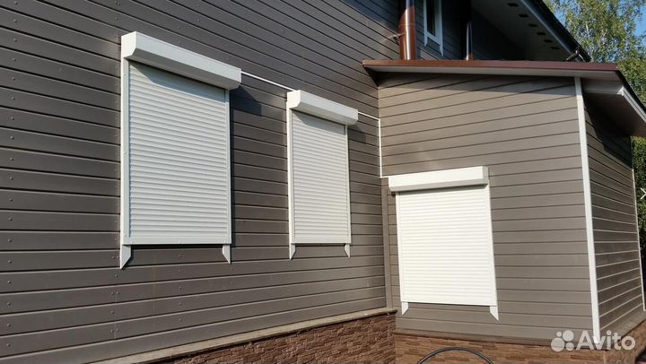 Рольставни уличные на окна