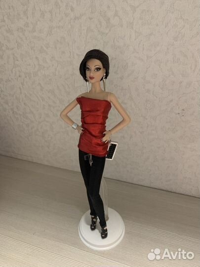 Кукла Barbie the look city shine: brunette doll