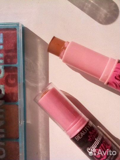 Набор косметики хайлайтер контуринг палетка теней