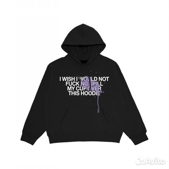 CUP hoodie black/white