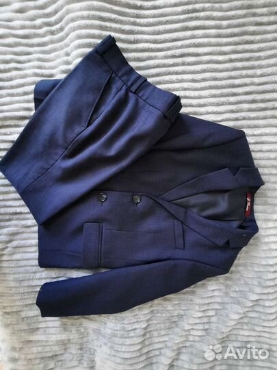 Школьный костюм для мальчика 128 синий