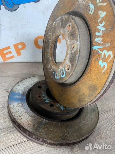 Диск тормозной передний вентилируемый Mitsubishi