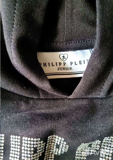Philipp Plein со стразами для девочки черная