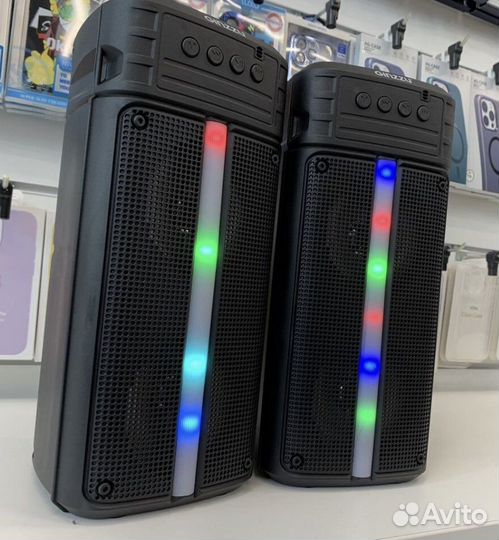 Колонка портативная подсветка