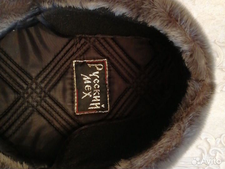 Меховая мужская кепка