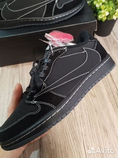 Travis Scott X Air Jordan 1 Black Phantom/ 41-46р