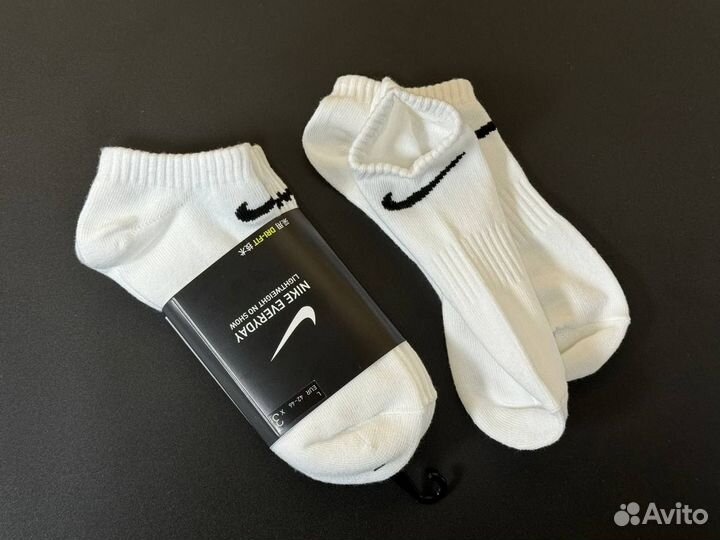 Носки Nike everyday короткие белые