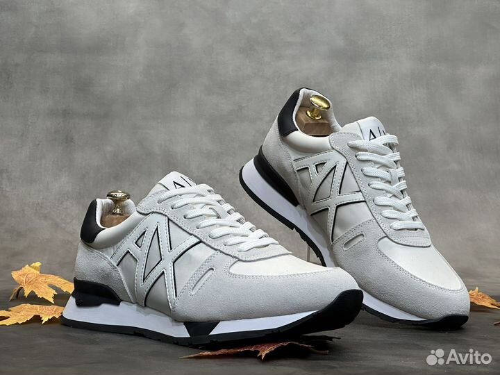 Кроссовки мужские armani exchange белые