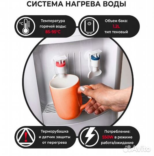 Кулер для воды напольный