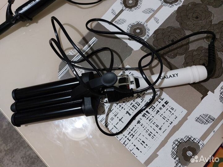 Щипцы для завивки волос Гофре Galaxy GL4606